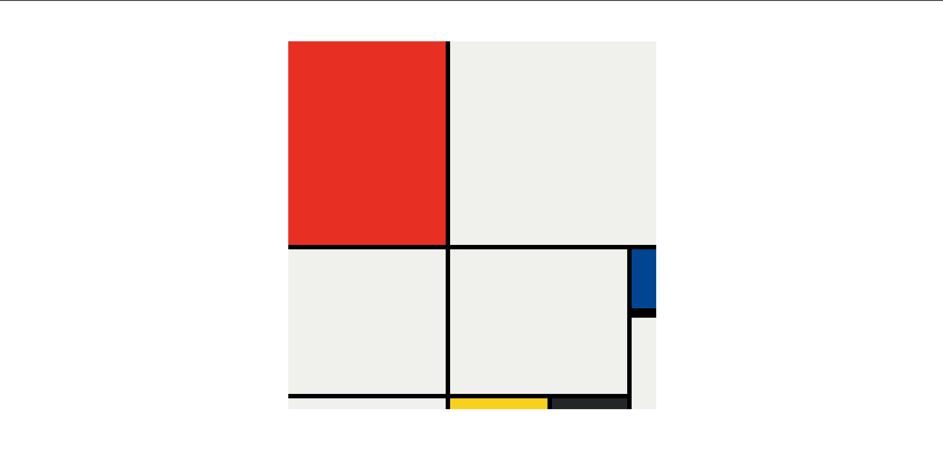 mondrian art